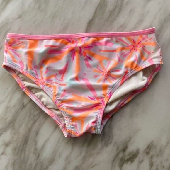 OshKosh B’gosh Tankini Summer Pink / Orange Adorable Swirl Print- Girls Size 12 - Picture 7 of 12